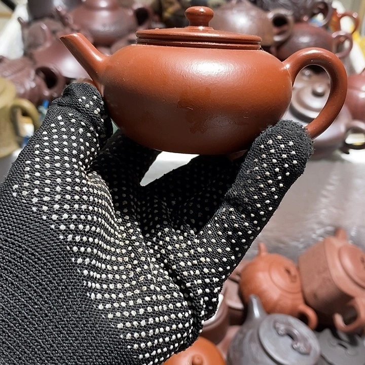 紫砂茶壶微瑕微笑