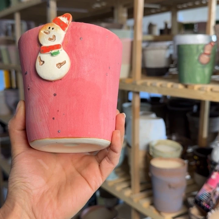 景德镇桌面陶瓷花盆