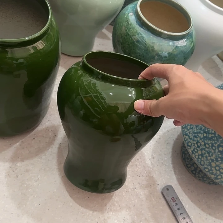 白泥花盆微瑕无孔