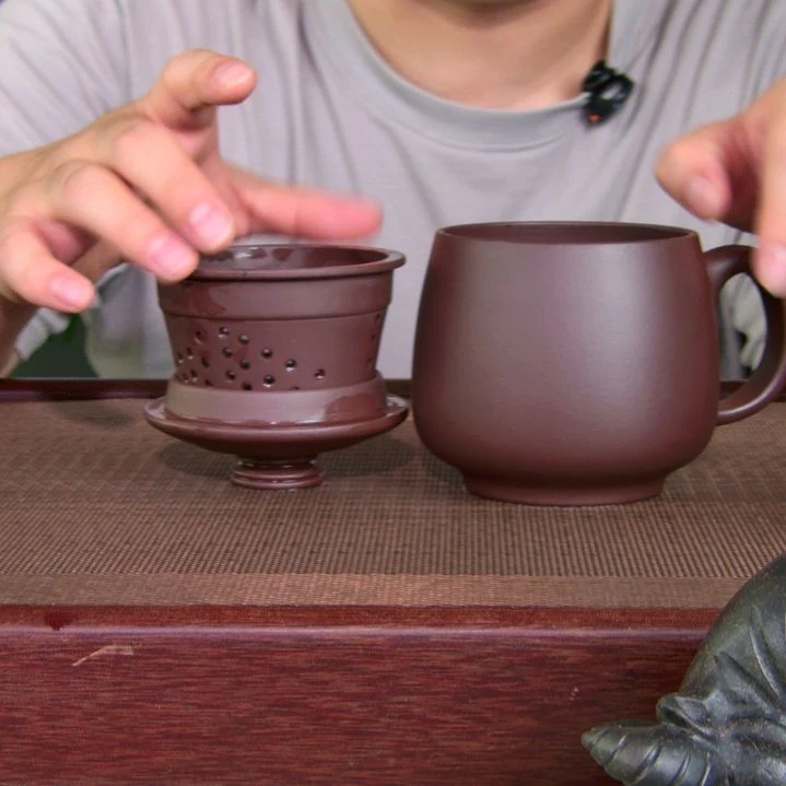 茶杯紫砂高货放漏