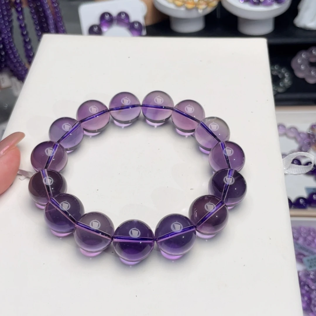 紫晶手链未镶嵌巴西16m
