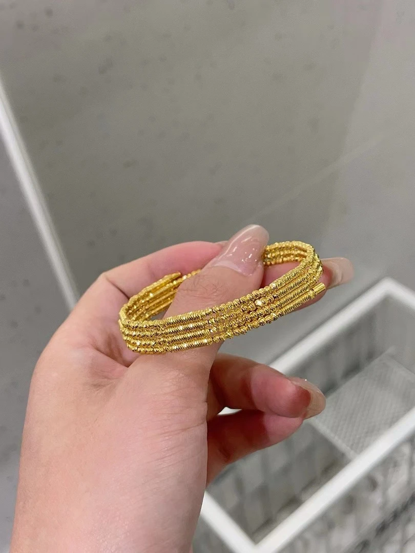 5G黄金足金999 5G新品魔力磁吸链任意切换一款多戴没有任何搭口