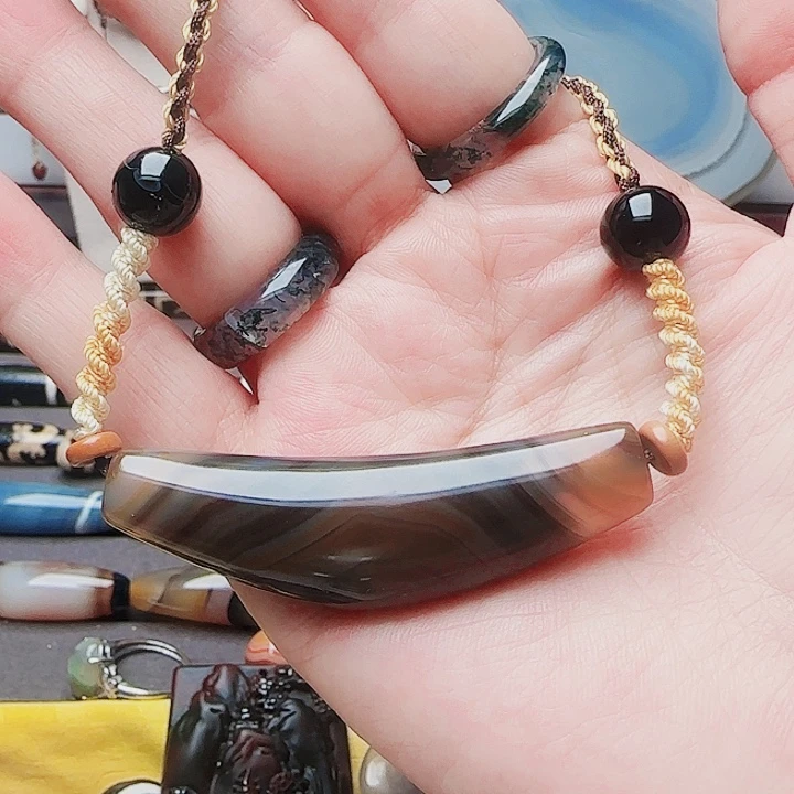 玛瑙/玉髓合金珠宝半成品