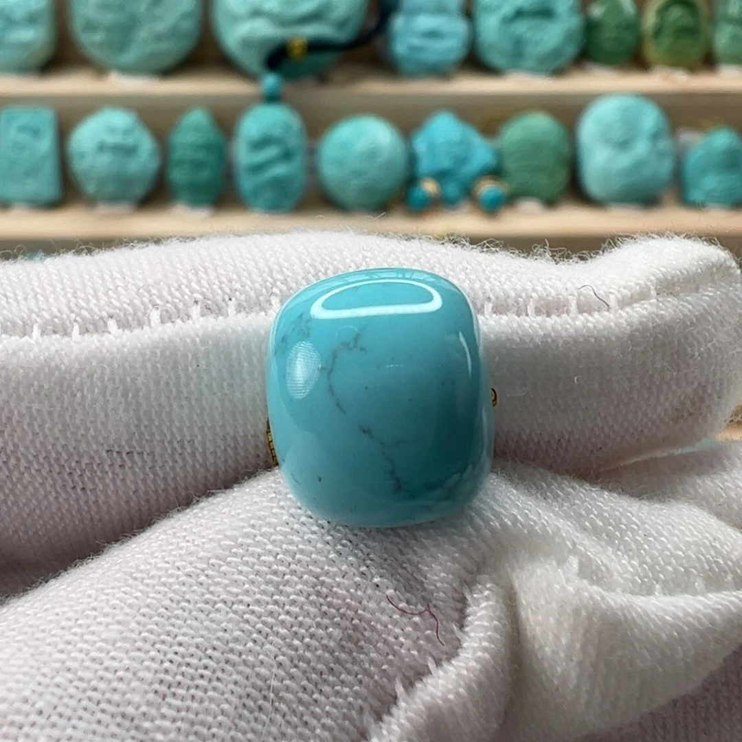 未镶嵌绿松石老型珠11.2x9.4mm