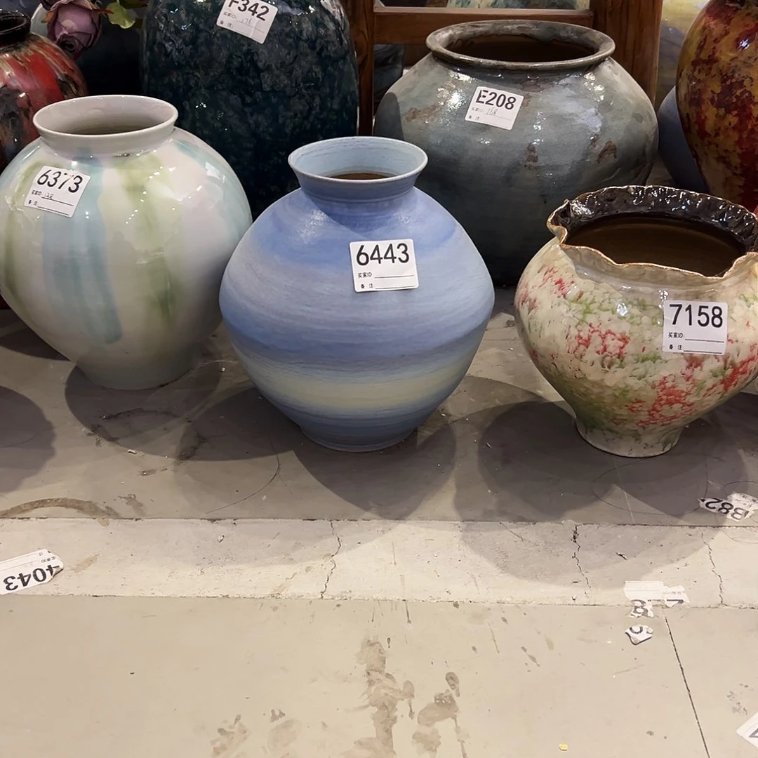 瓶花****学6443高26口8陶瓷花瓶无孔