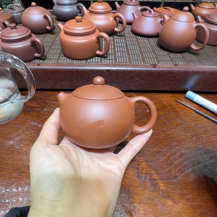 紫砂茶壶190毫升左右半手工