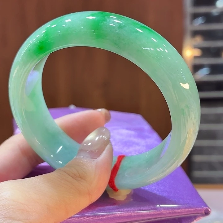 翡翠未镶嵌手镯56.8圈口