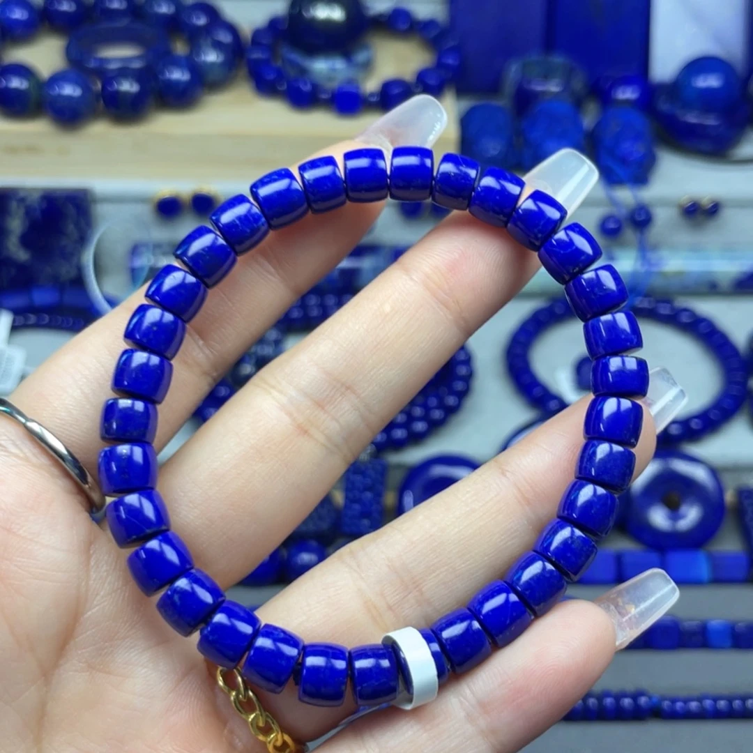 未镶嵌青金石直切手串7+