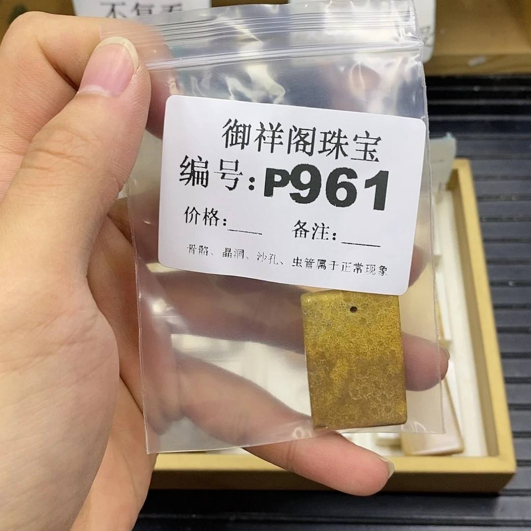 硅化珊瑚（珊瑚玉）未镶嵌颈饰岩***子