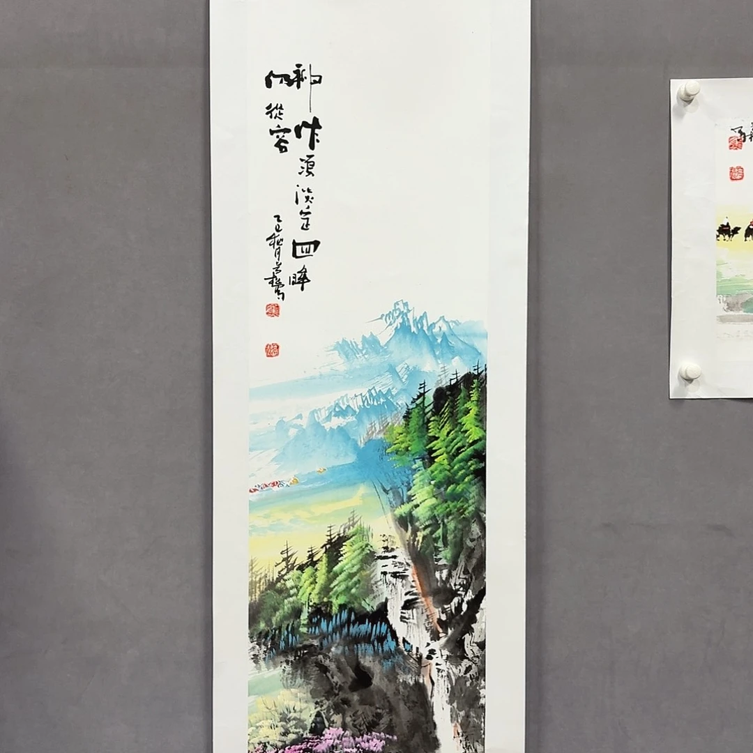 国画亲笔手绘放心去藏