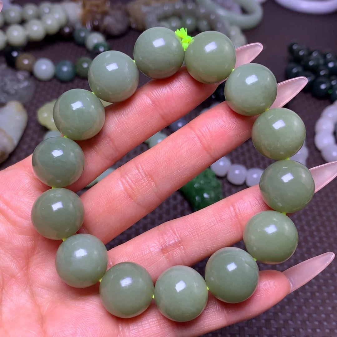 未镶嵌手串和田玉卡16