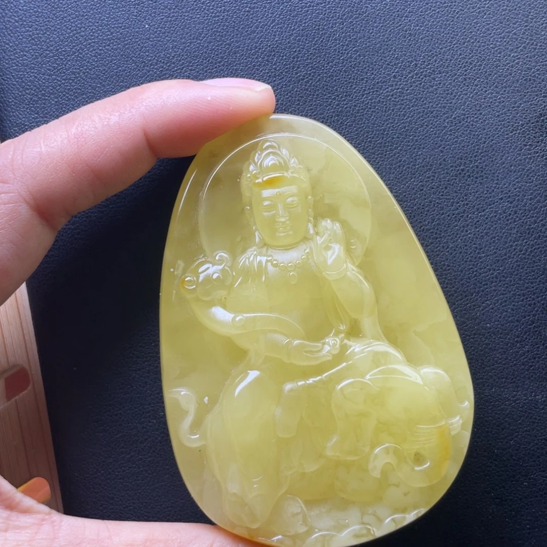 琥珀未镶嵌颈饰天然琥珀蜜蜡