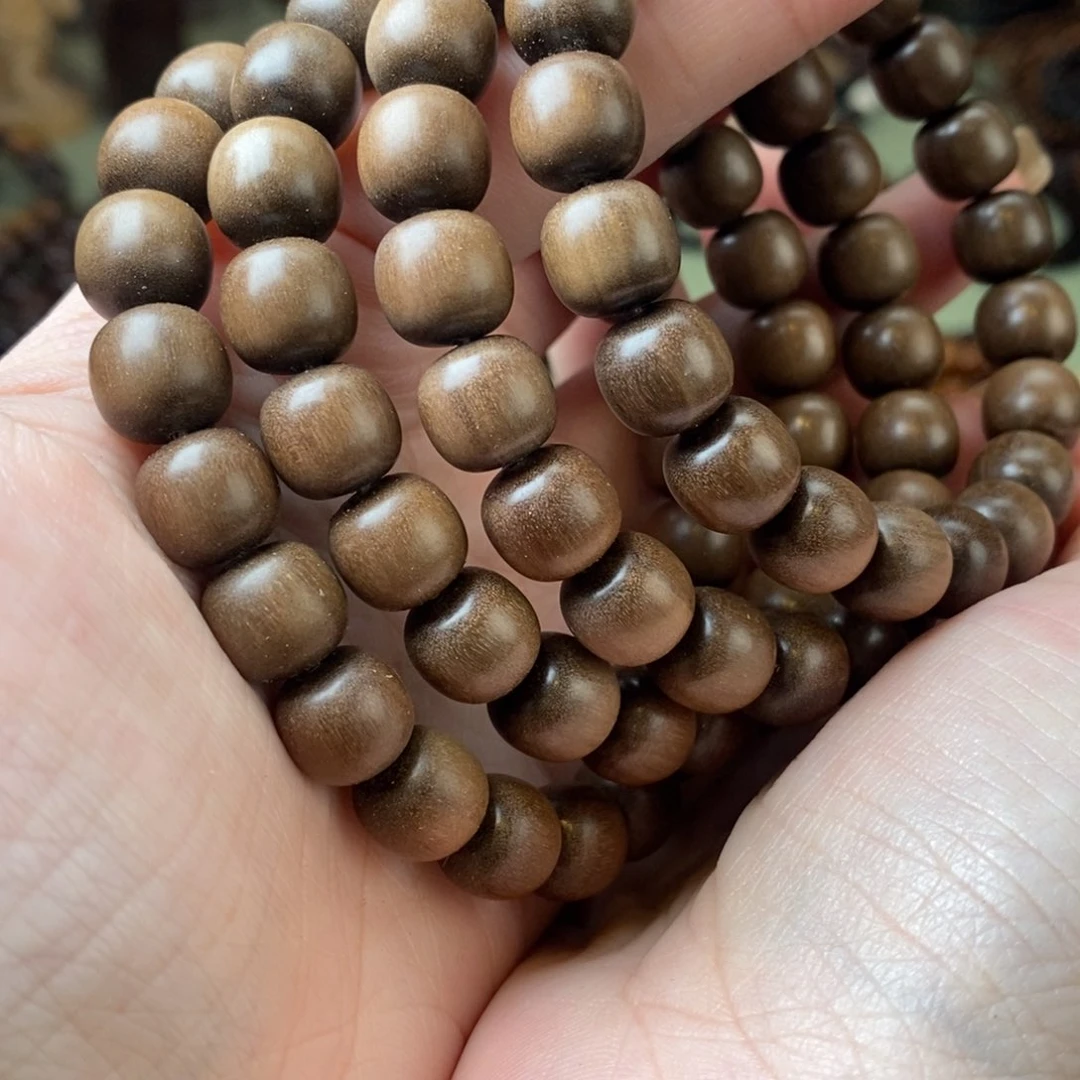 檀香木手串/手链阴沉顺纹老型310