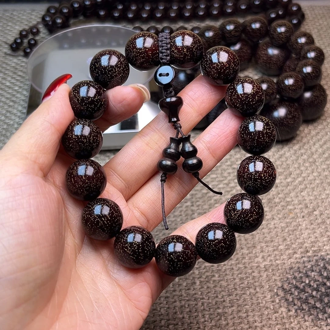 檀香紫檀（小叶紫檀）1.5 15颗爆星