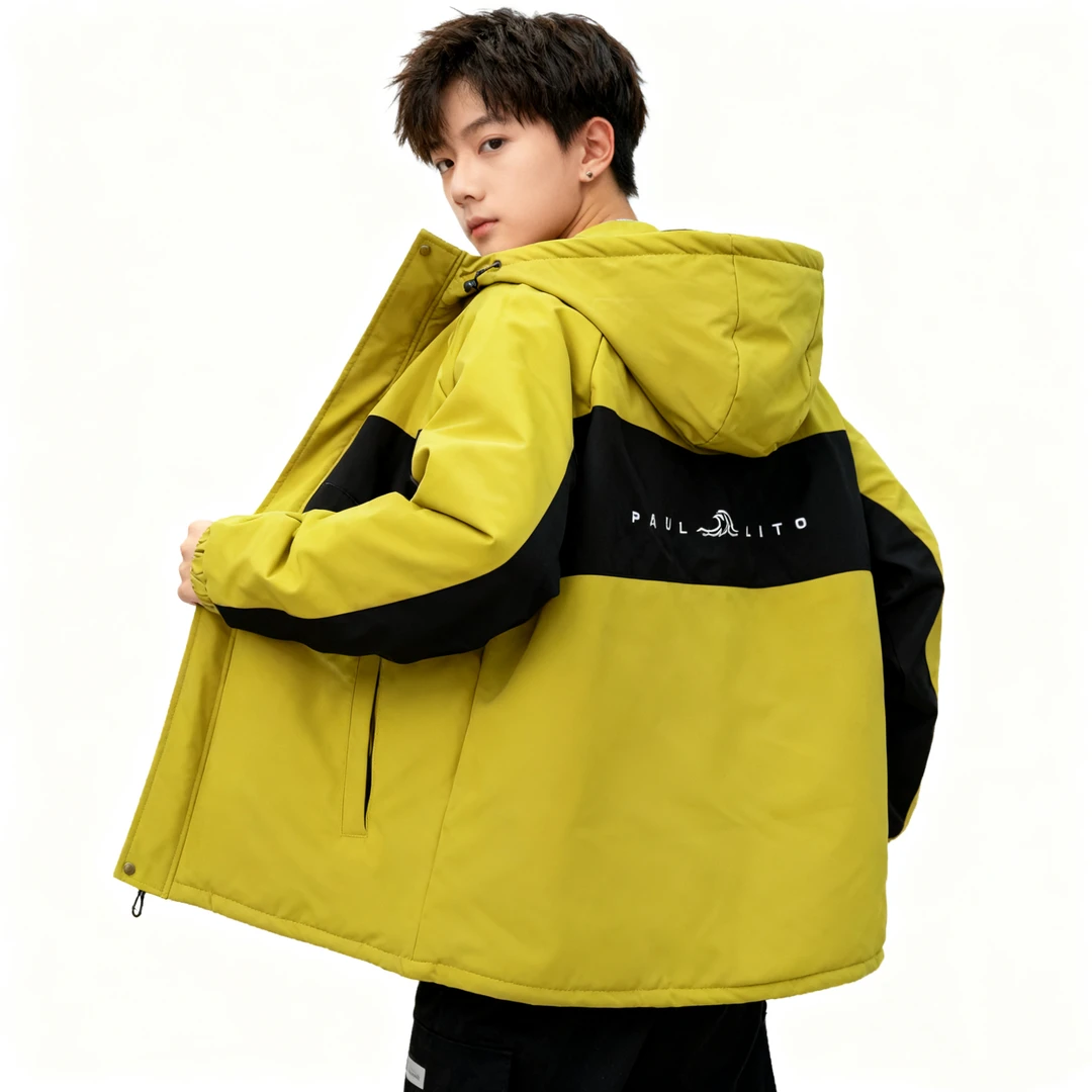 男童冬季青少年加厚防风外套3026