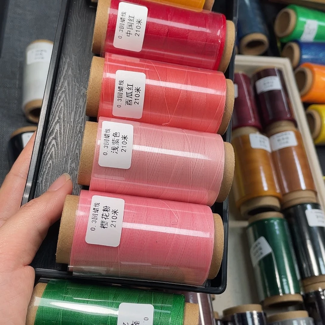 聚酯纤维0.3金色红西瓜红浅粉樱花粉翠叶绿