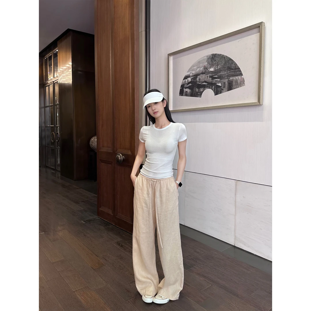 5werkwen 轻柔百搭|舒适满分 天丝羊毛微透t恤