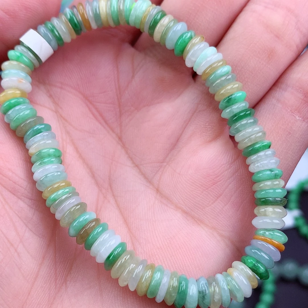 未镶嵌手链翡翠手串