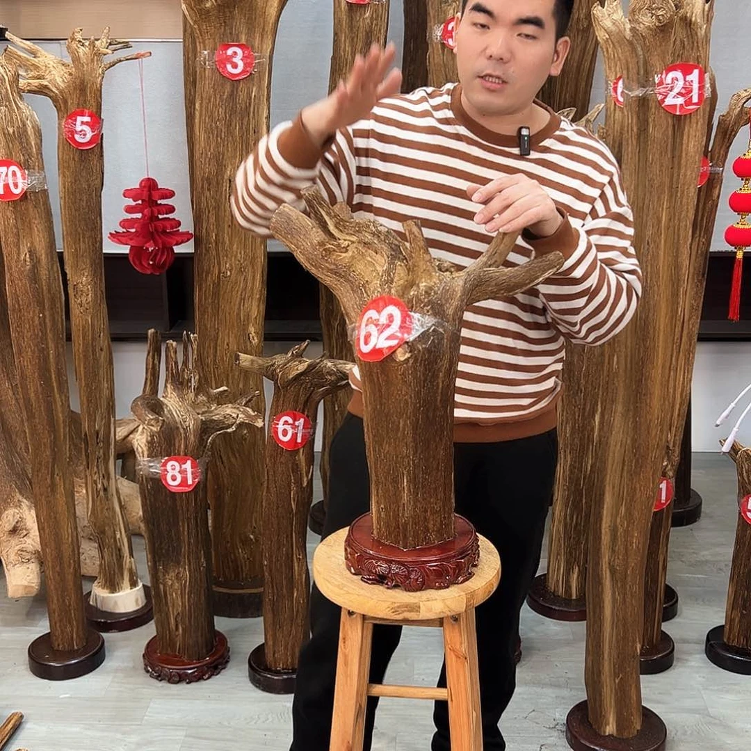 沉香摆件攀****锅海南沉香摆件