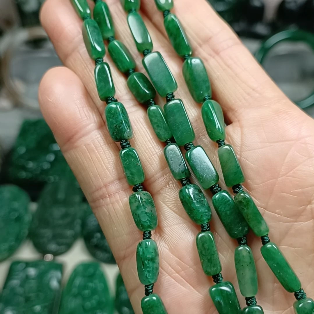 独山玉未镶嵌挂件链子