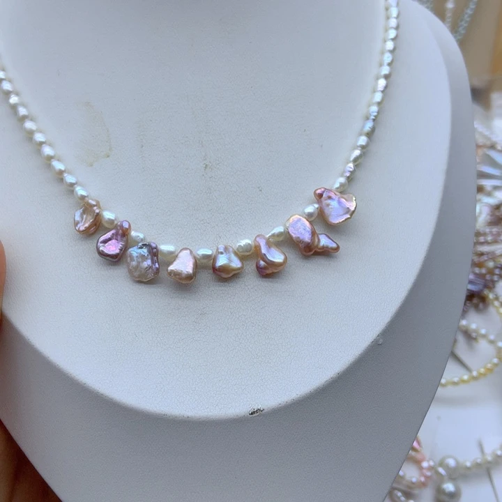 淡水珍珠未镶嵌颈饰