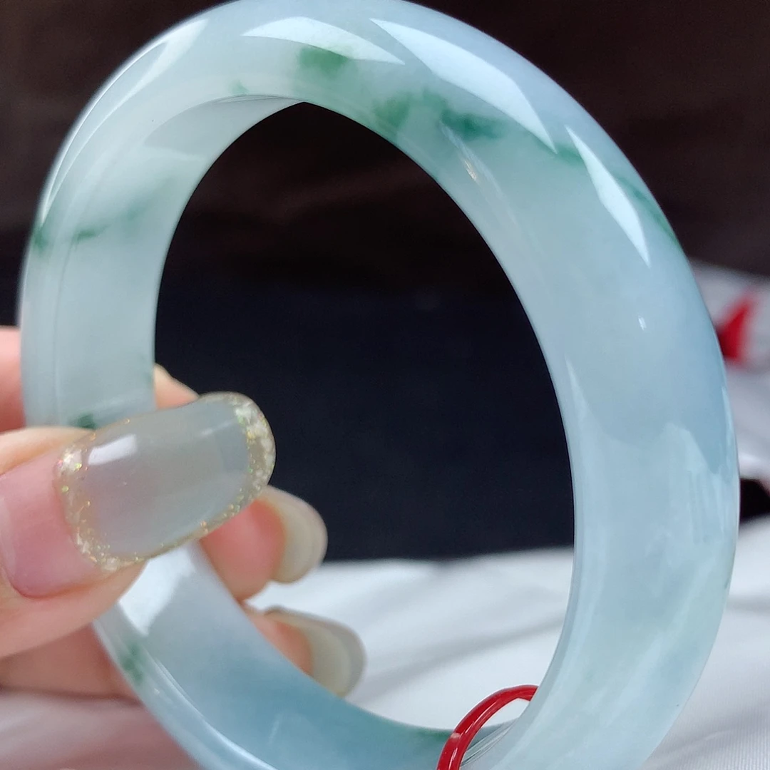 未镶嵌手镯翡翠113460，