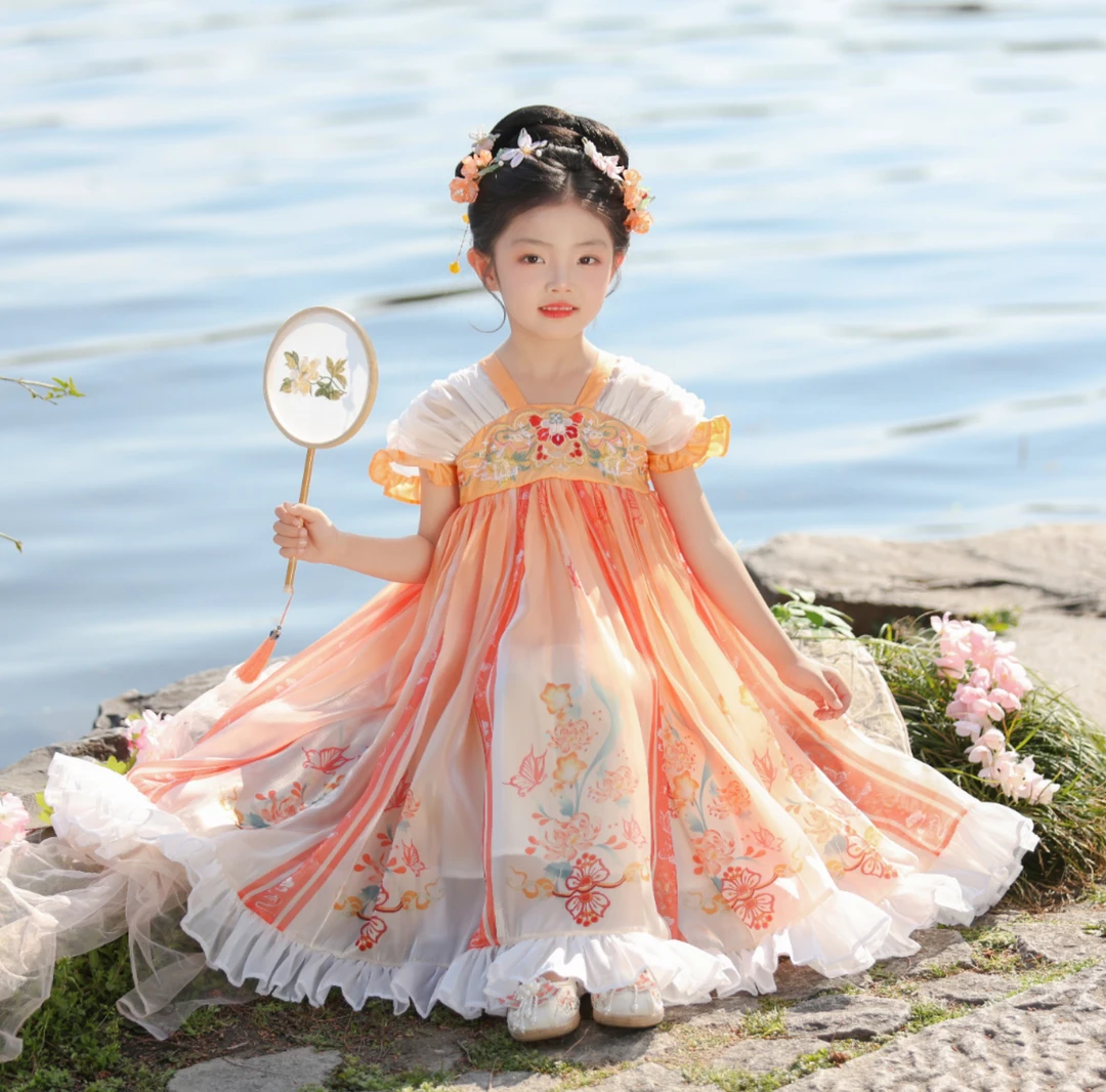 【工厂高货清仓】3-6岁女童汉服女童国风汉服裙中秋节