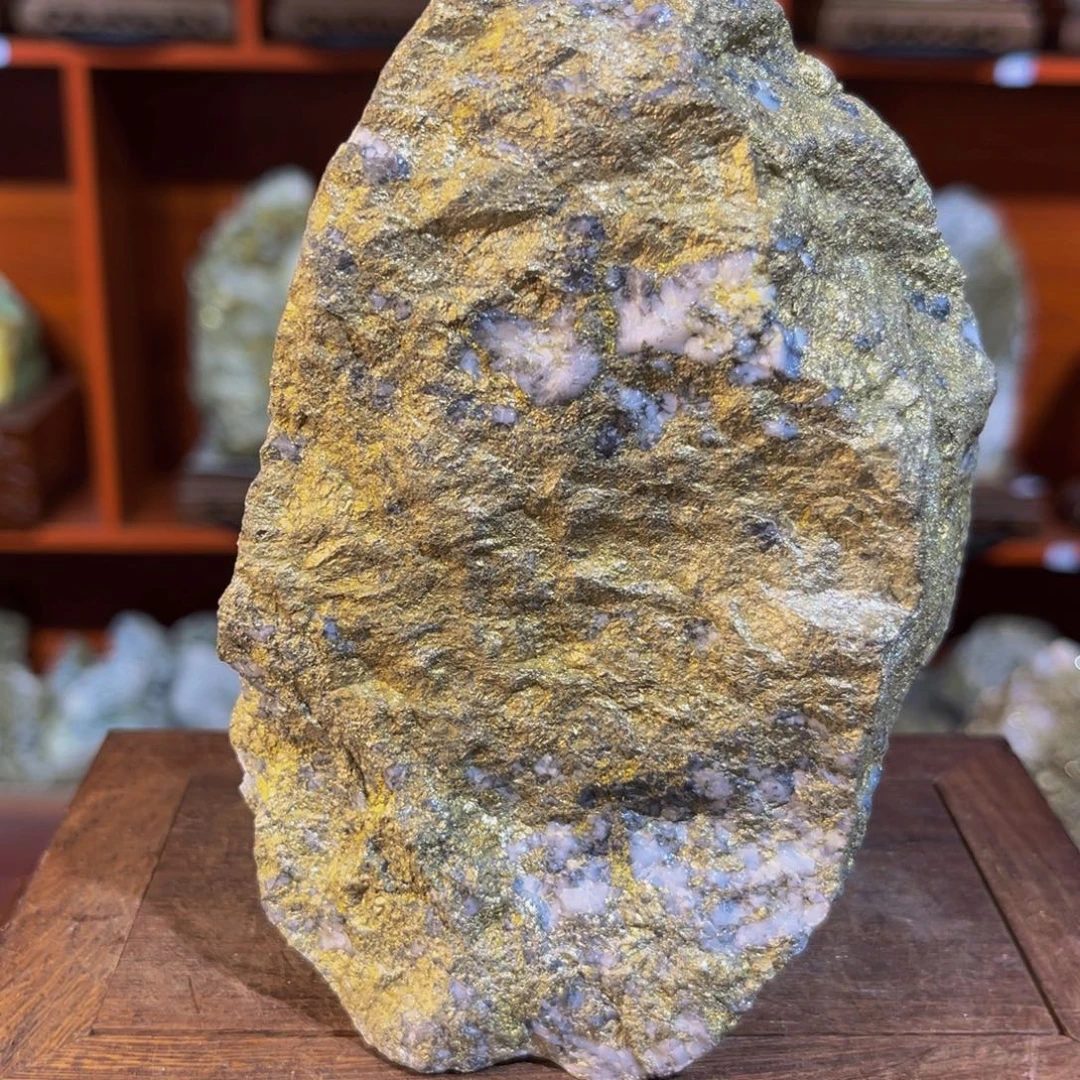 金属石英脉型金石摆件