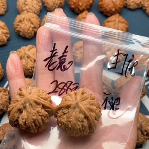 橄榄核手串/手链老*文山三棱