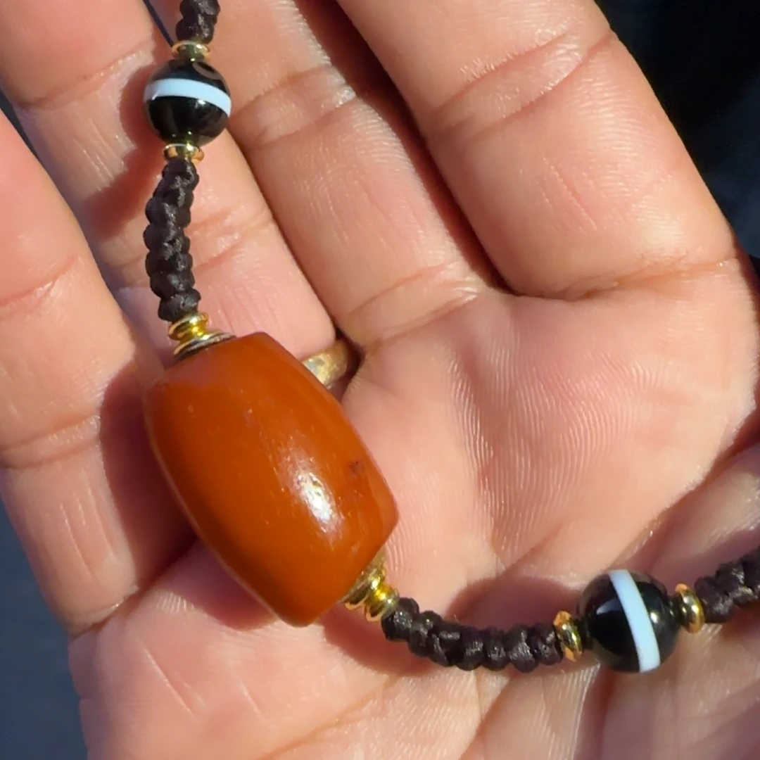 蜜蜡未镶嵌颈饰南卡推荐精选藏传