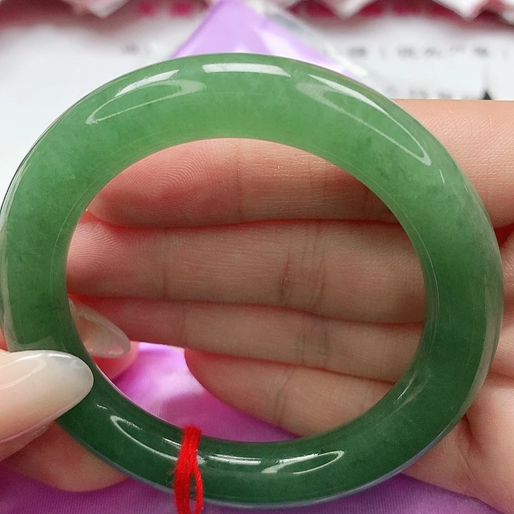 翡翠手镯未镶嵌缅甸天然A货翡翠