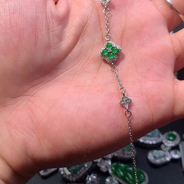 翡翠未镶嵌手链手链