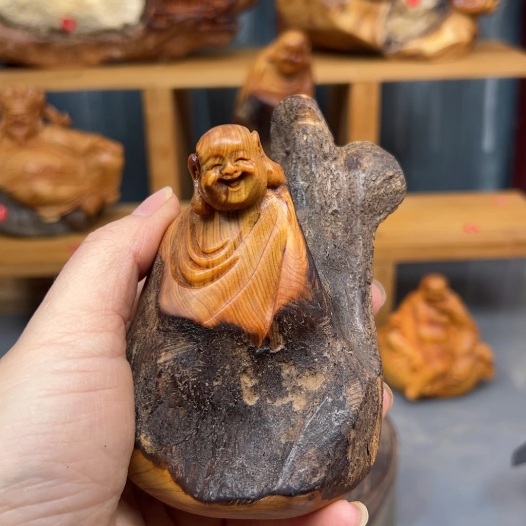柏木崖柏木摆件手把件13