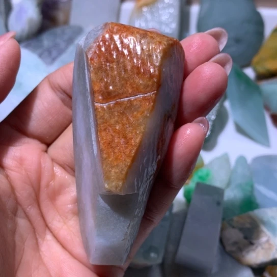 翡翠裸石翡翠边角料