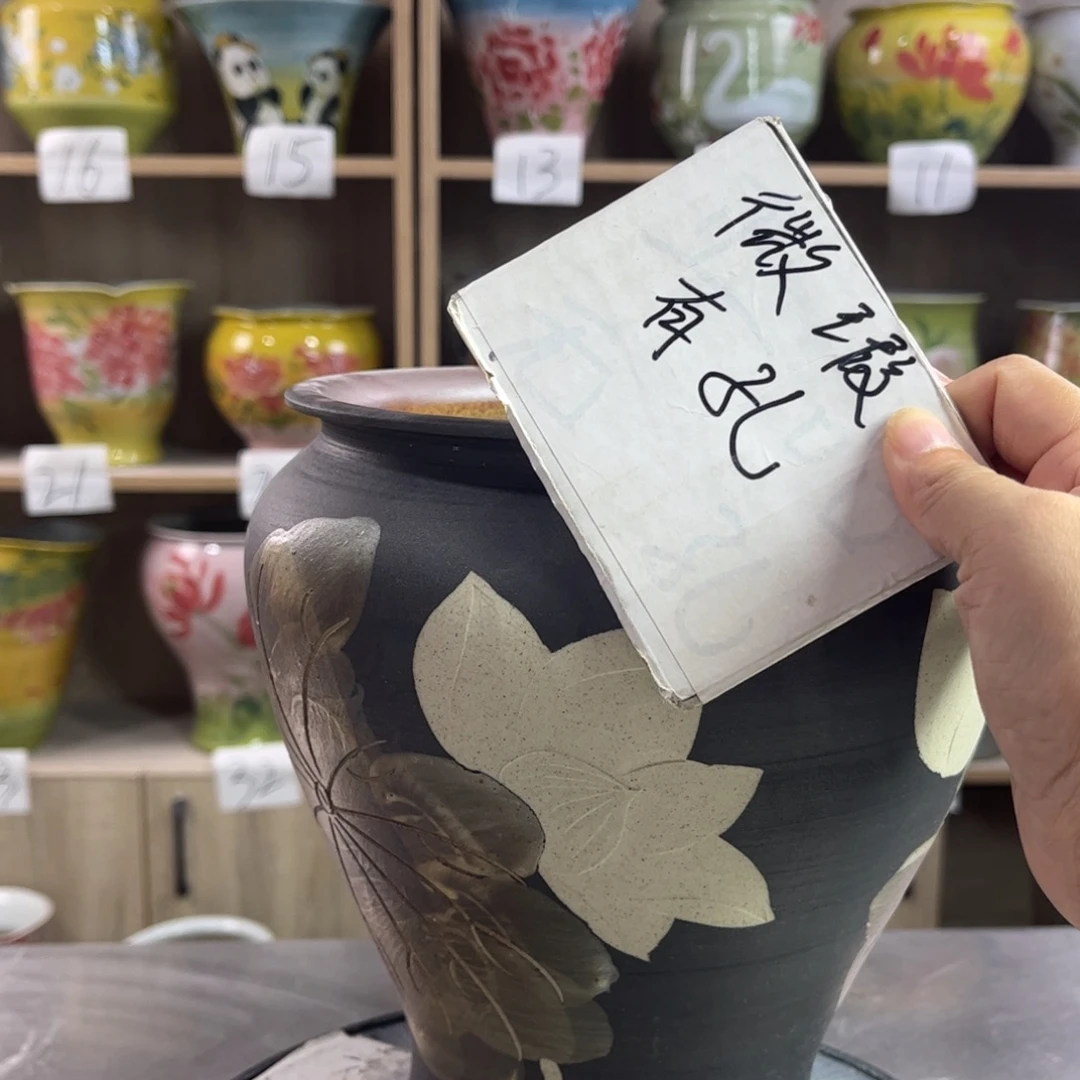景德镇陶瓷花盆花盆