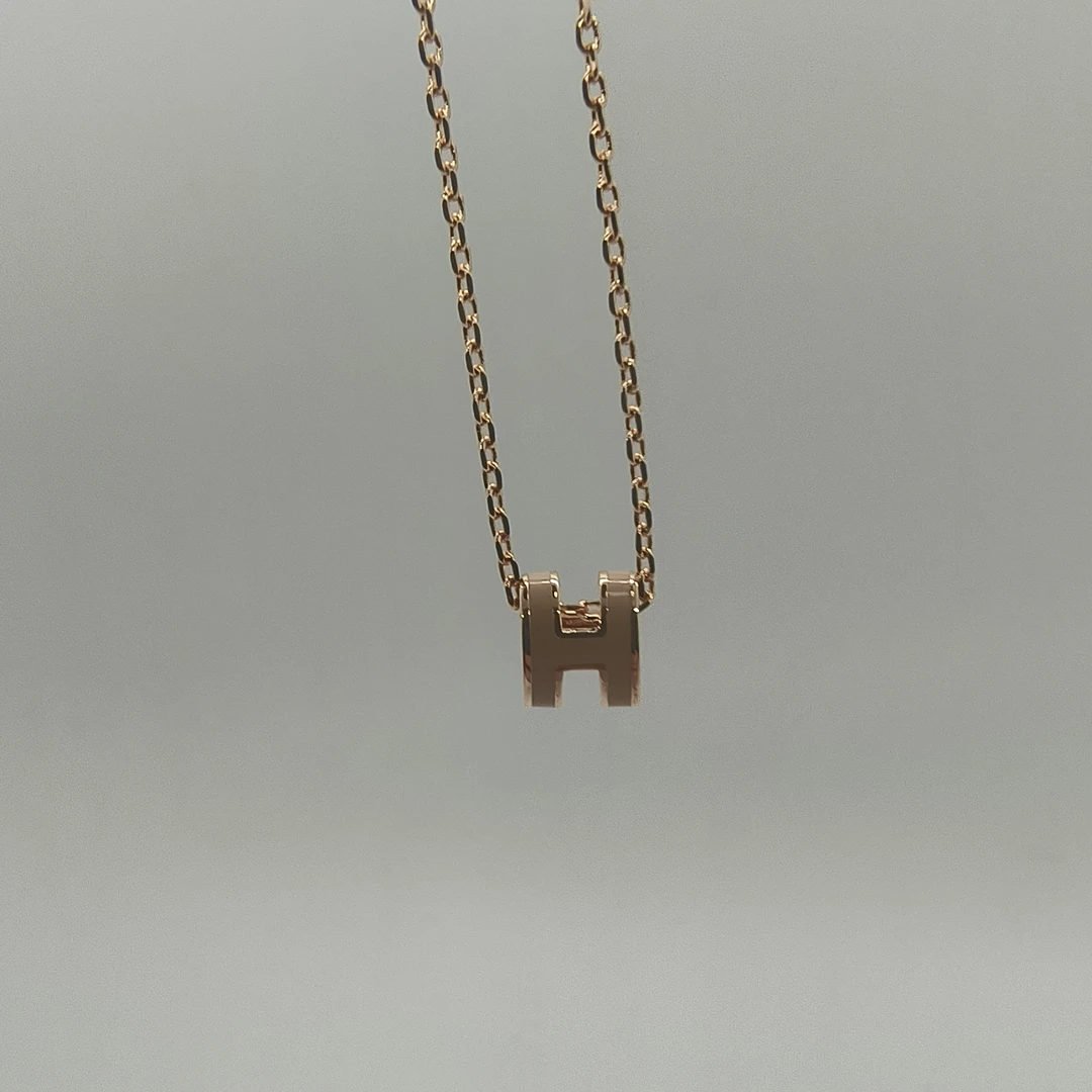 铜合金项链 （宠粉专享）高版本精工迷你H项链0886