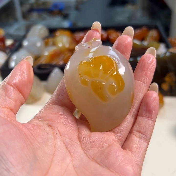 玛瑙/玉髓吊坠(不含链)未镶嵌
