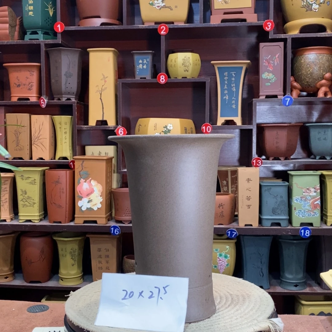 紫砂花盆紫砂花盆