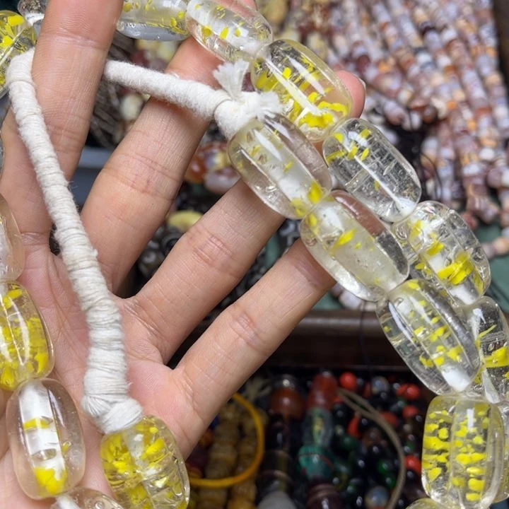 玻璃颈饰4218琉璃一条