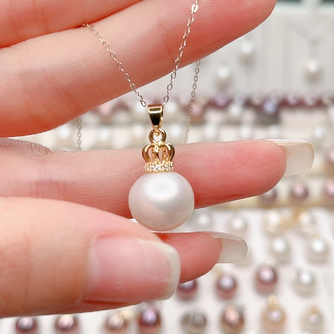 淡水珍珠吊坠(赠链)合金