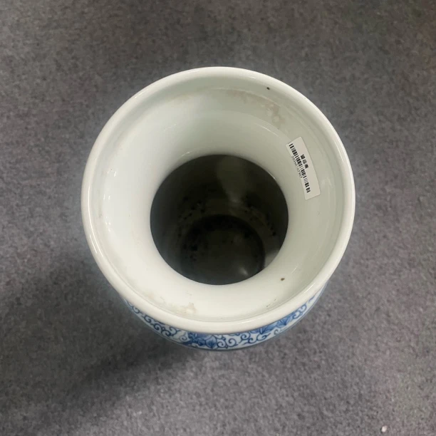 仿古瓷 仿古瓷 仿古 大清康熙年制青花象腿瓶2307