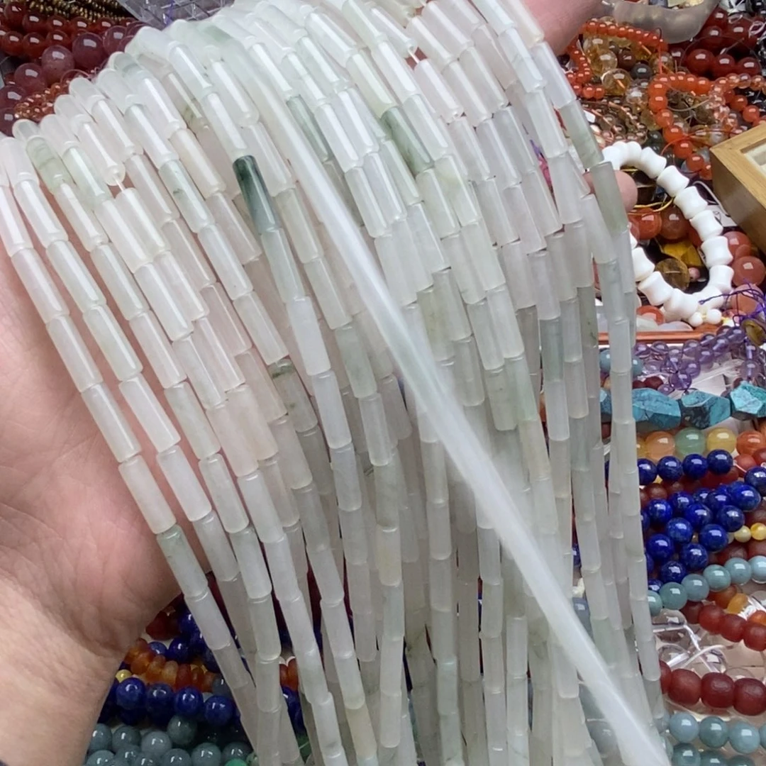 玛瑙/玉髓未镶嵌珠宝半成品一条纯天然4×13