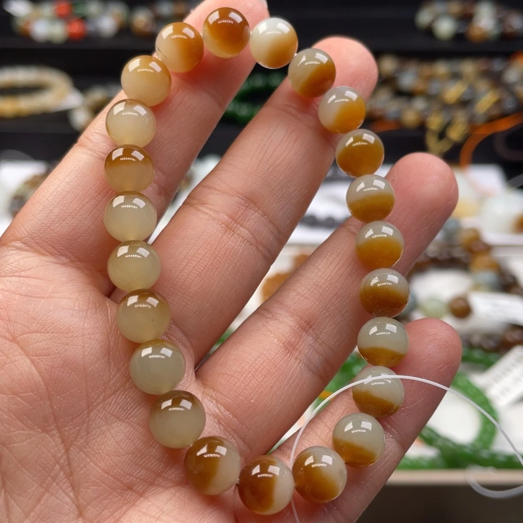 和田玉手串未镶嵌