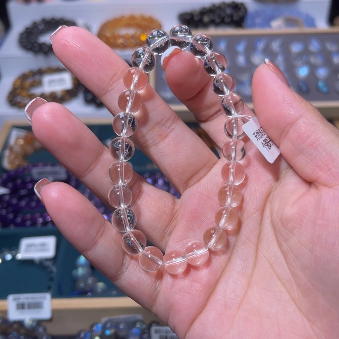 水晶手链未镶嵌白水晶手链8.5mm