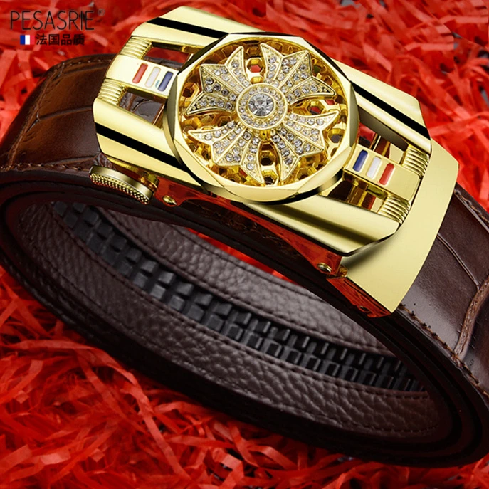 皮带男真皮2025新款自动扣奢饰品百搭潮流商务休闲腰带高档礼物