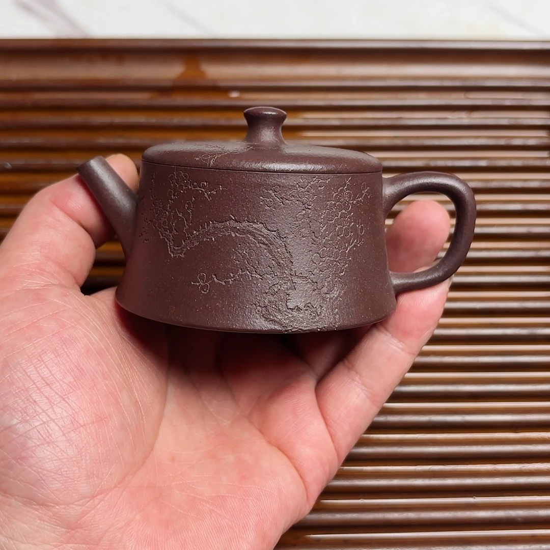 紫砂茶壶全手工云柱
