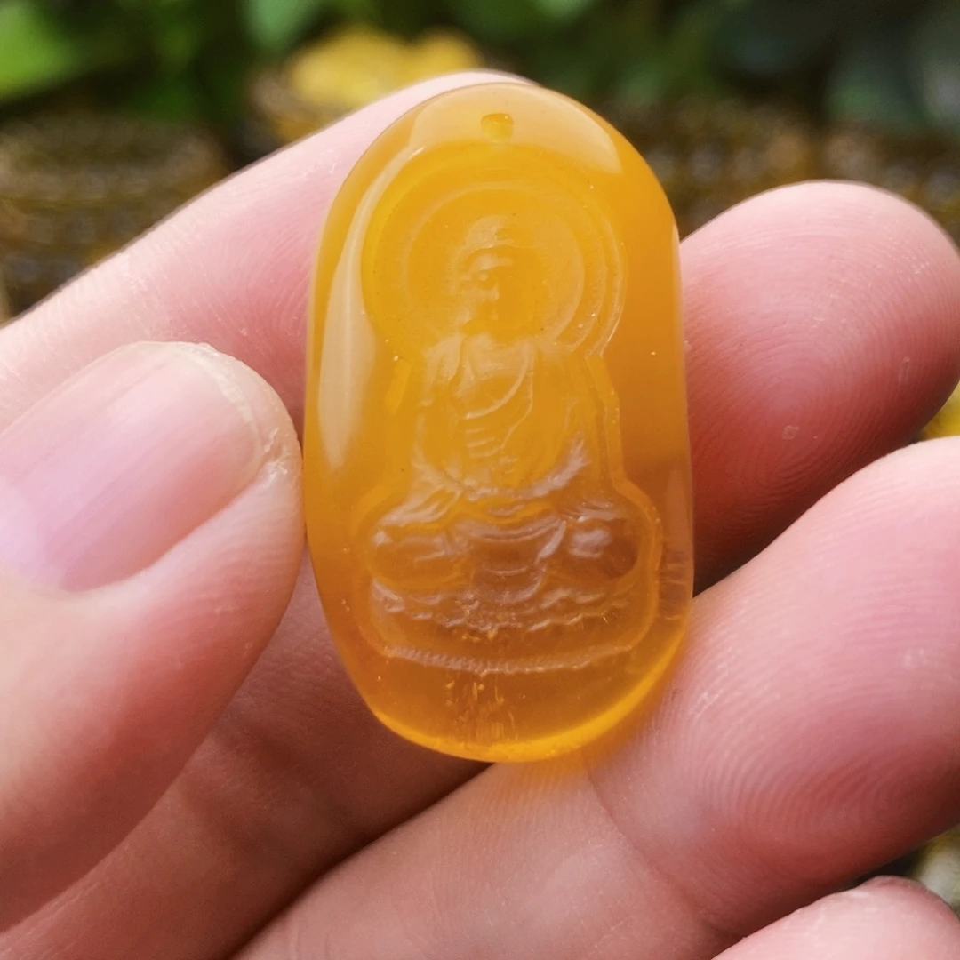 【闪购商品】金珀吊坠(不含链)未镶嵌