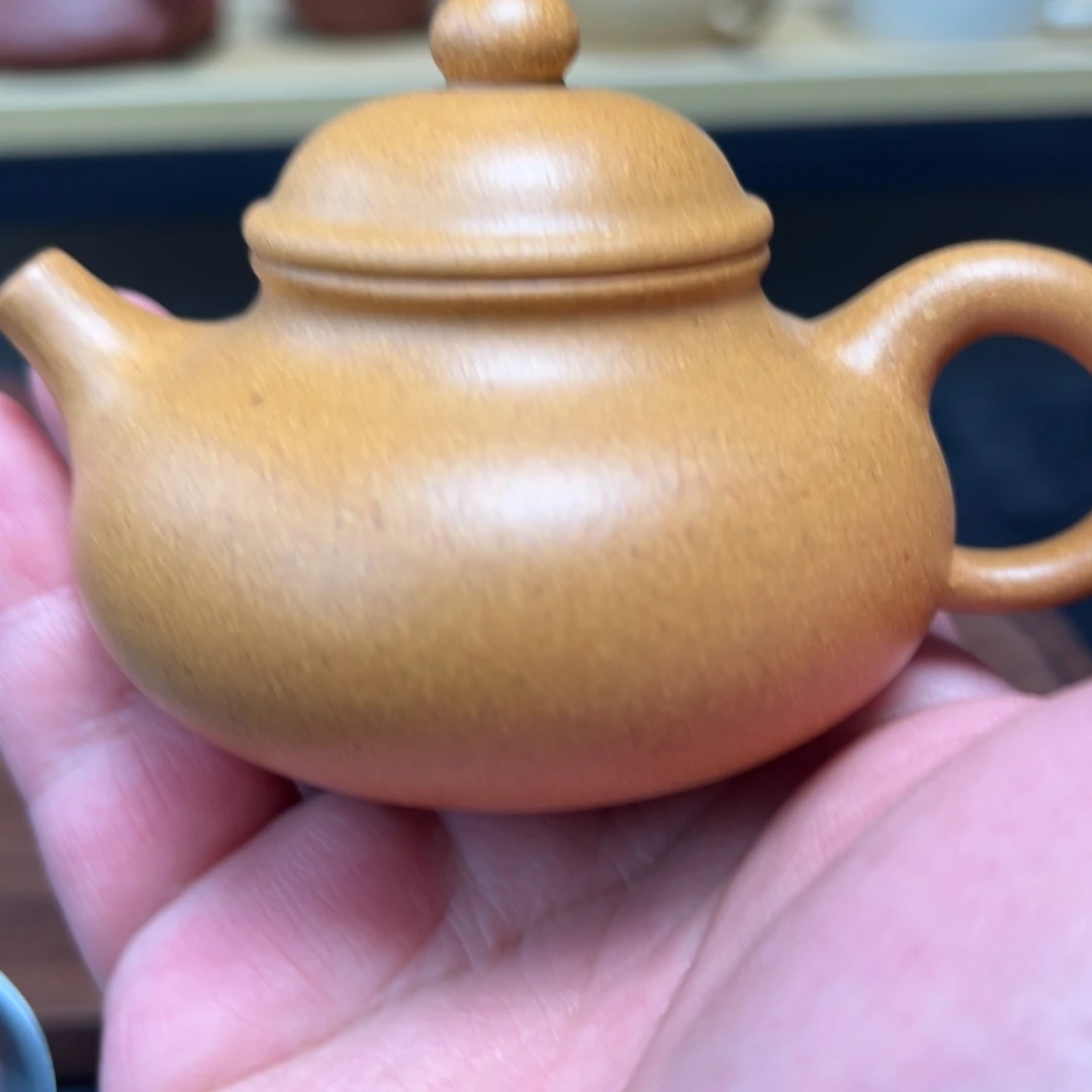 茶壶紫砂100cc黄金段容天