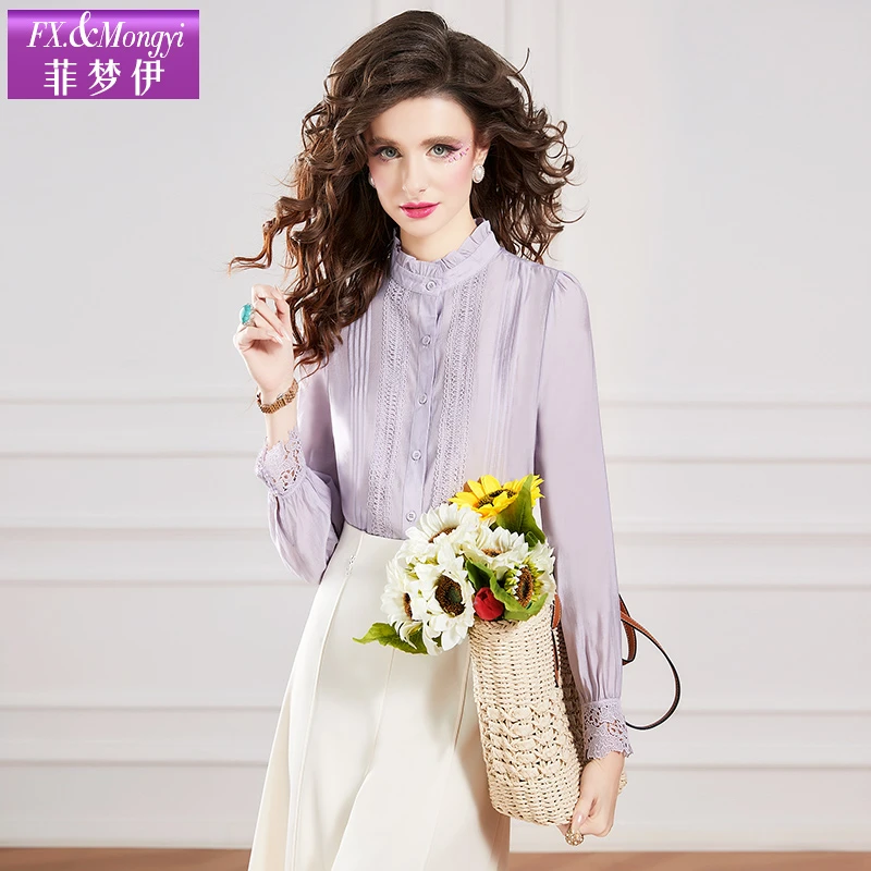 菲梦伊新款时尚衬衫上衣62571