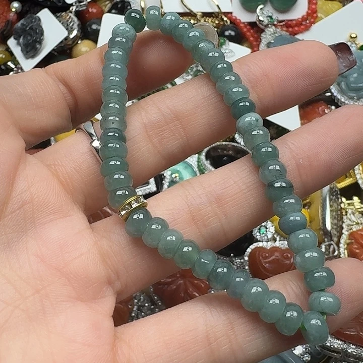 翡翠未镶嵌项链翡翠